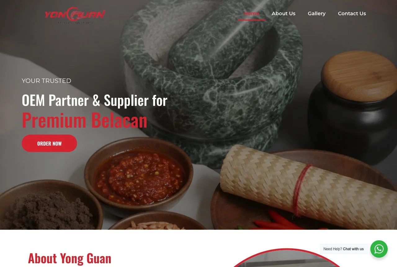 Yong Guan Belacan β previous website (yongguan.asia)