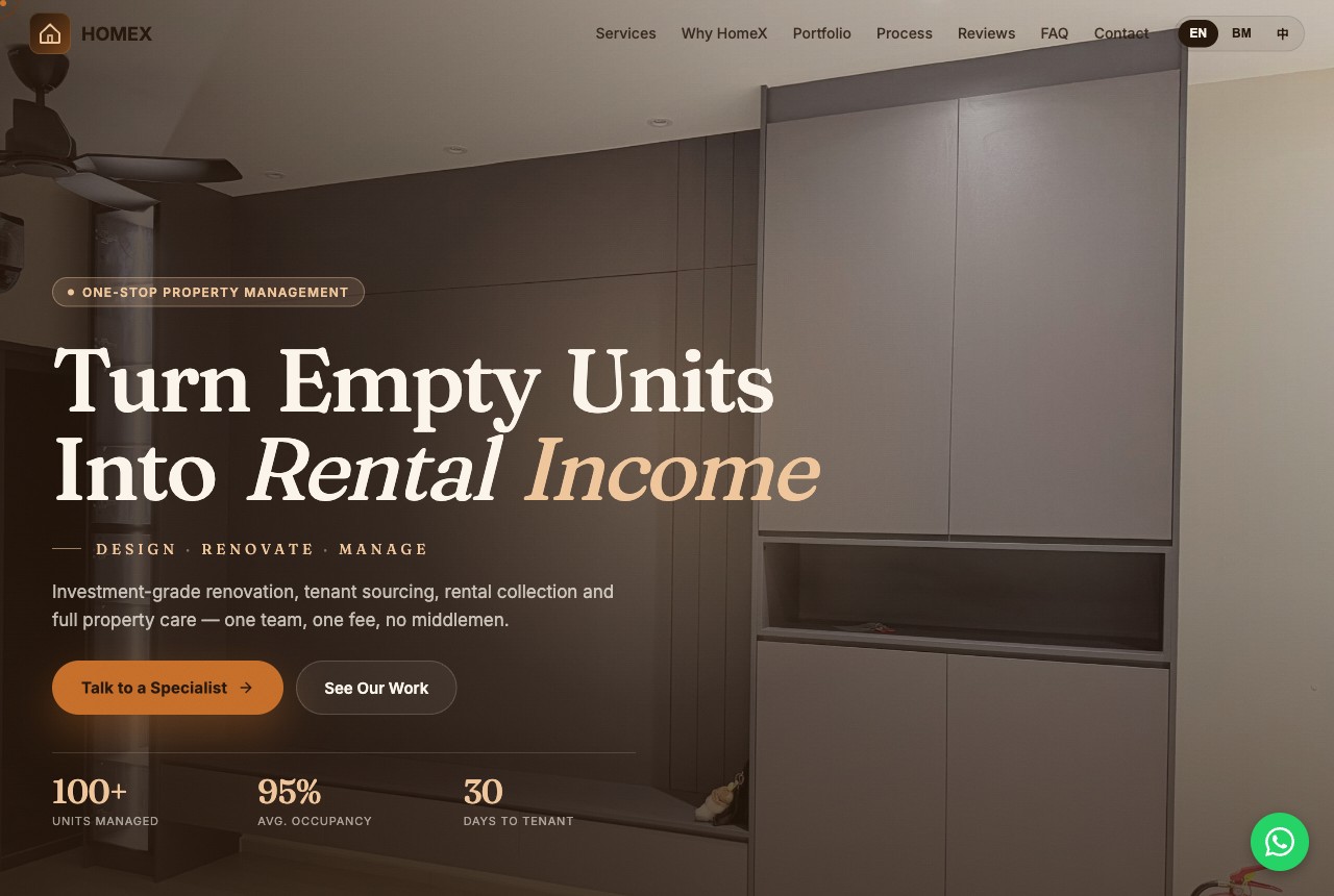 HOMEX Property Solutions: One-stop property management for Klang Valley landlords